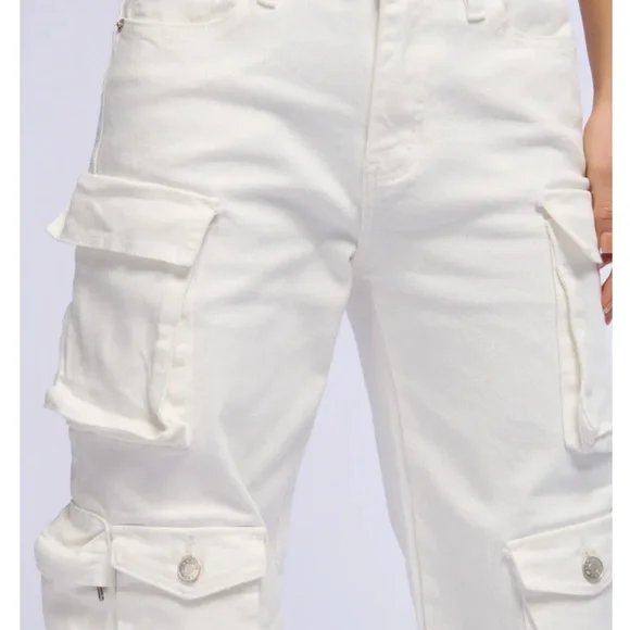 Label Brooklyn Cargo Pocket Wide Leg Jean - Picture 6 of 6